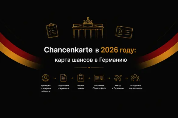 Chancenkarte в 2026 году: карта шансов в Германию – баллы, документы, что делать после въезда