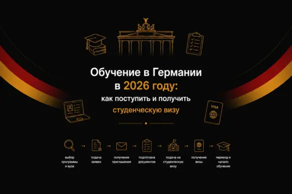 Обучение в Германии в 2026 году: как поступить и получить студенческую визу