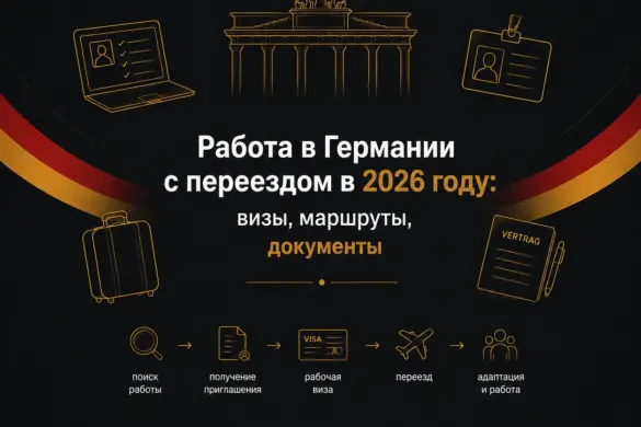 Работа в Германии с переездом в 2026 году: визы, маршруты, документы
