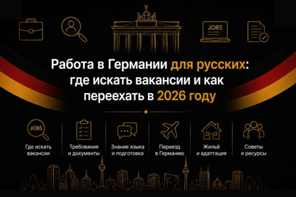 Работа в Германии для русских: где искать вакансии и как переехать в 2026 году