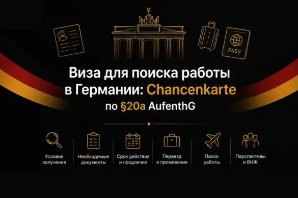 Виза для поиска работы в Германии: Chancenkarte по §20a AufenthG