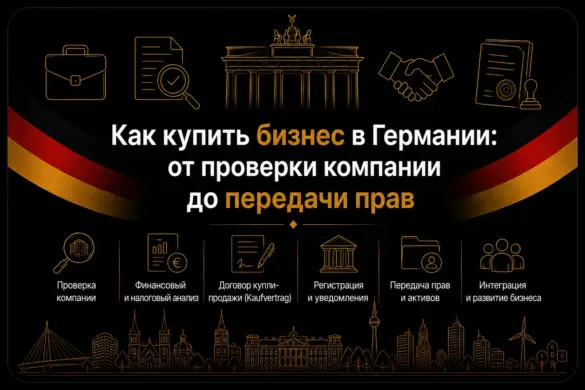 Как купить бизнес в Германии: от проверки компании до передачи прав