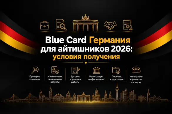 Blue Card Германия для айтишников 2026: условия получения