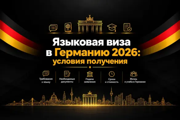 Языковая виза в Германию 2026: условия получения