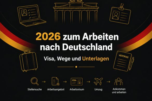 2026 zum Arbeiten nach Deutschland: Visa, Wege und Unterlagen