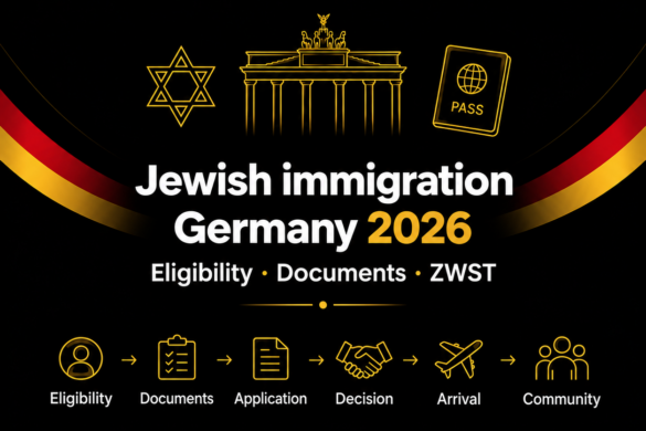 Jewish immigration to Germany in 2026: eligibility, documents and ZWST