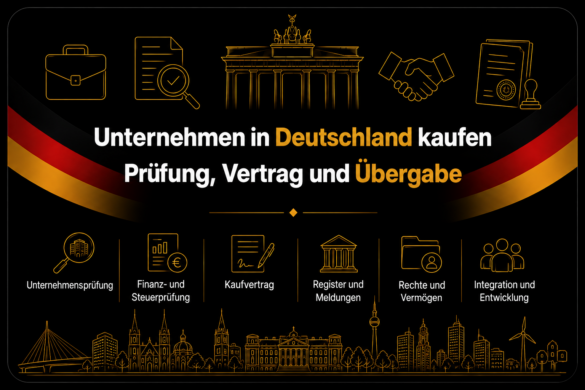 Unternehmen in Deutschland kaufen: Prüfung, Vertrag und Übergabe
