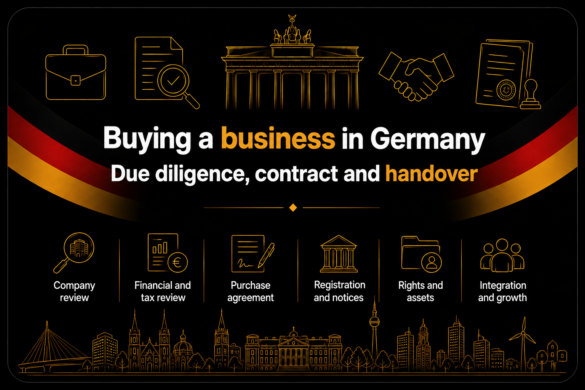 Buying a business in Germany: due diligence, contract and handover