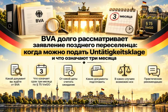 BVA долго рассматривает заявление позднего переселенца
