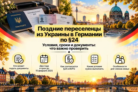 Поздние переселенцы из Украины в Германии по §24